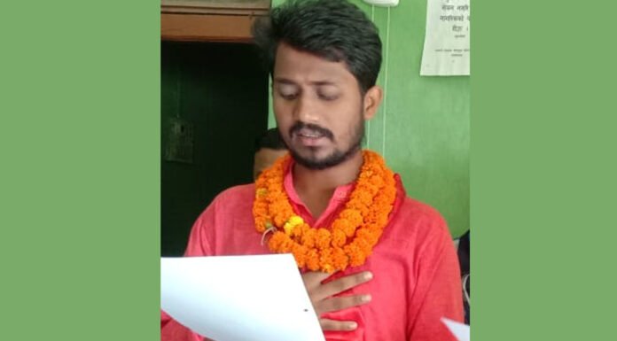 ‘२५ वर्षका विद्यानन्द गाउँपालिकाको अध्यक्ष’