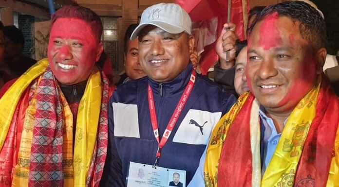 मध्यपुरको मेयर र उपमेयरमा गठबन्धनका उम्मेदवार बिजयी