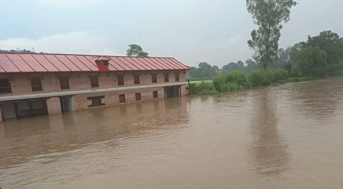 हनुमन्तेमा बाढी, डुब्यो भक्तपुर तस्विरमा हेरौं