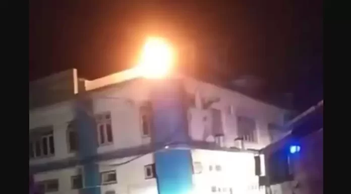 विमानस्थलको टावरनजिकै आगलागी
