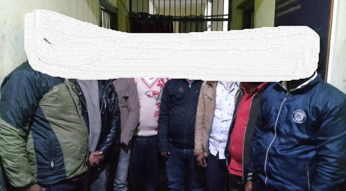 मालपोत कार्यालयबाट ८ जना पक्राउ