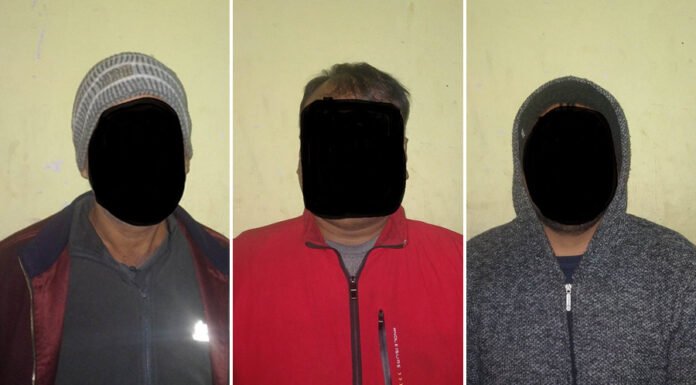 मानव बेचबिखनमा संलग्न, ३ जना पक्राउ