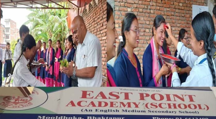 इष्ट पोइन्ट एकेडमीमा गुरु पूर्णिमा मनाइयो, तस्विरमा हेरौं