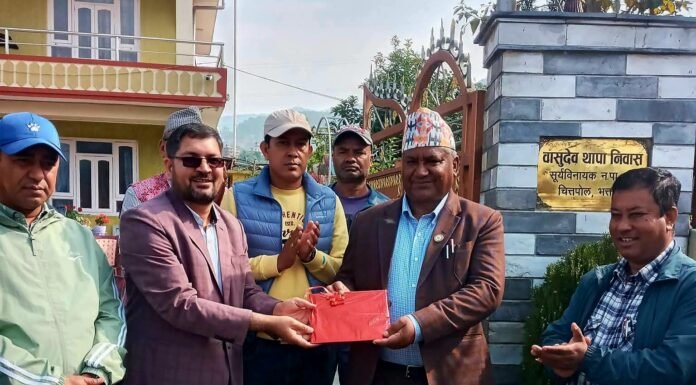 क्यूआर कोडसहित घर नम्बर जडान अभियान: सूर्यविनायक नगरपालिकामा सुरु